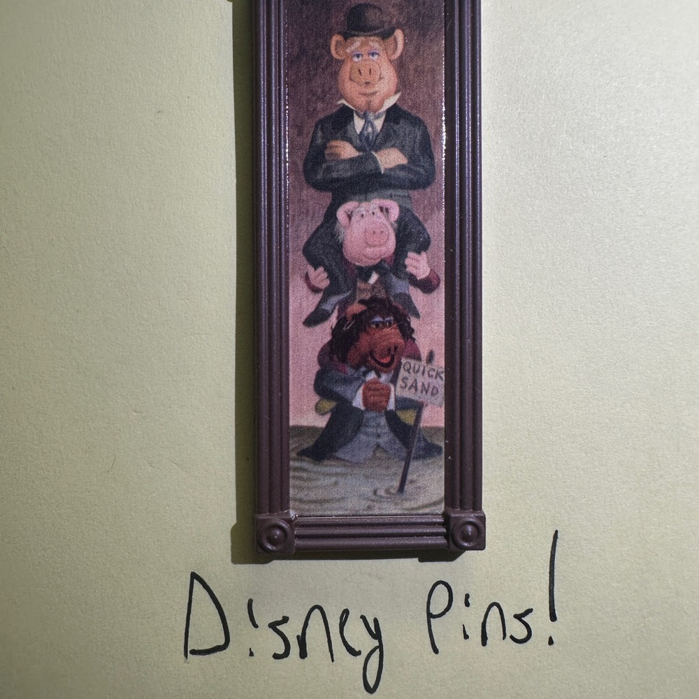WDI D23 Pigs In Quicksand Stretching Portraits Muppets Haunted Mansion LE 999